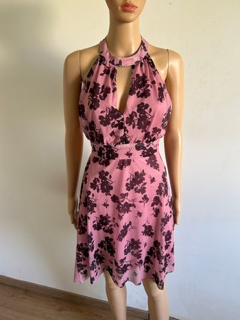 Robe d’été rose sans manches EDJI taille 36 TBE