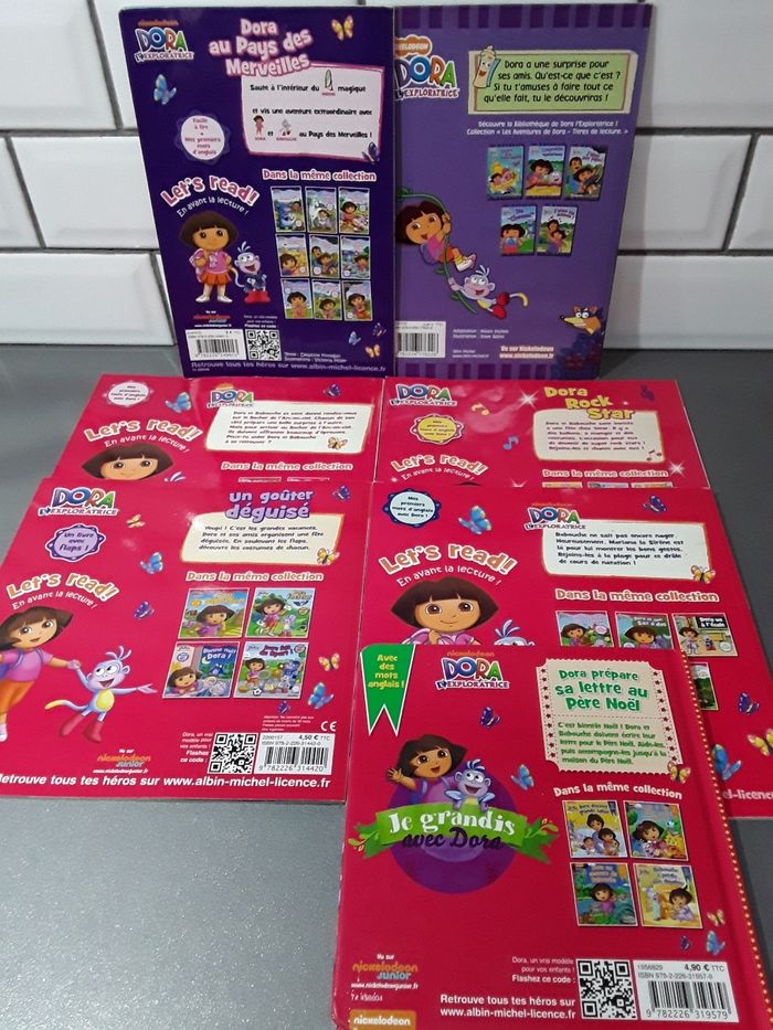 Lot de 7  livres Dora - photo numéro 2