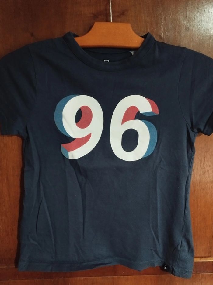 🟦 T-shirt - MC - bleu marine - 10 ans - Okaïdi 🟦
