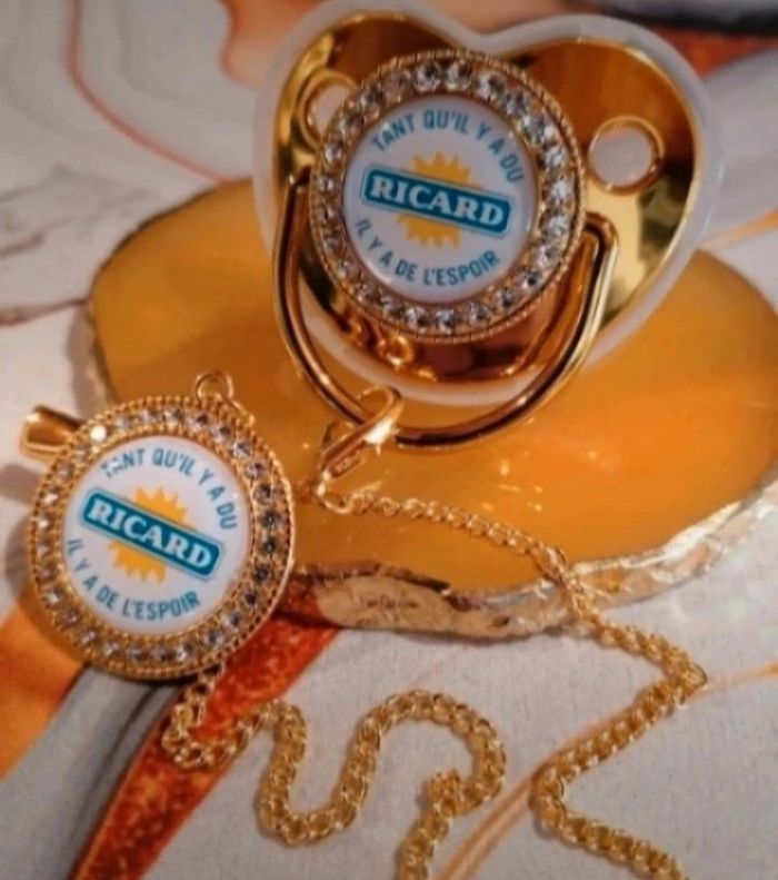 Tétine Ricard doré - photo numéro 3