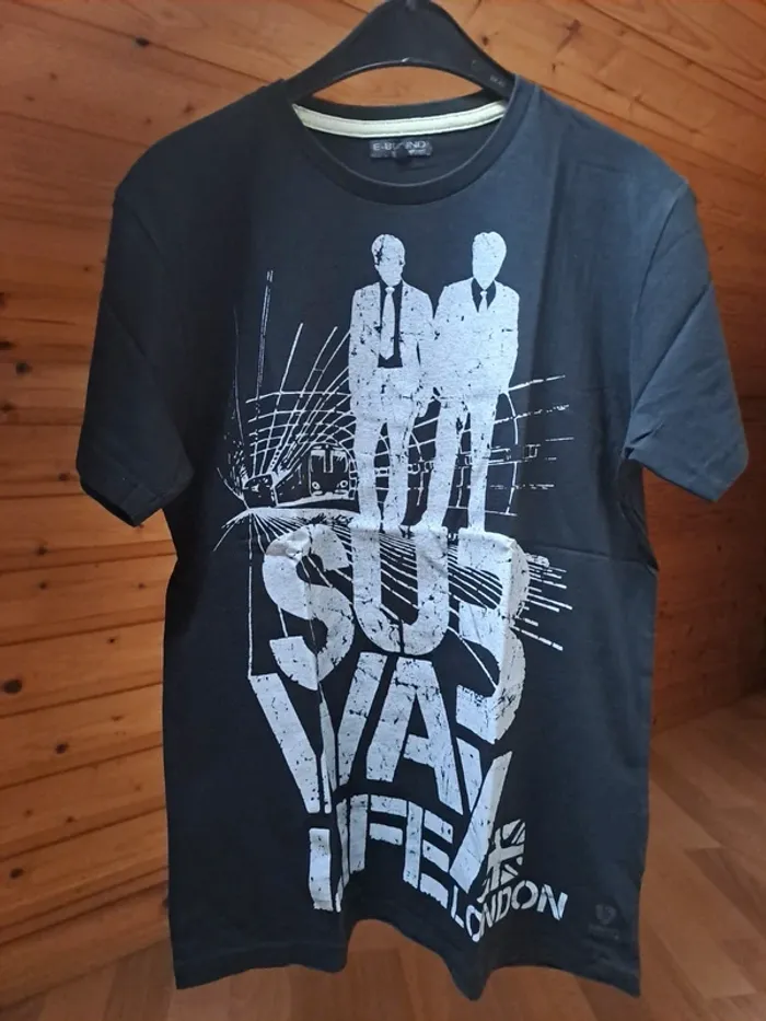 T-shirt imprimé homme taille M