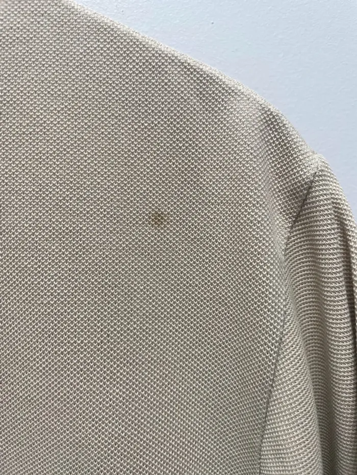 Beige polo Lacoste Mens Size 4 - photo numéro 3