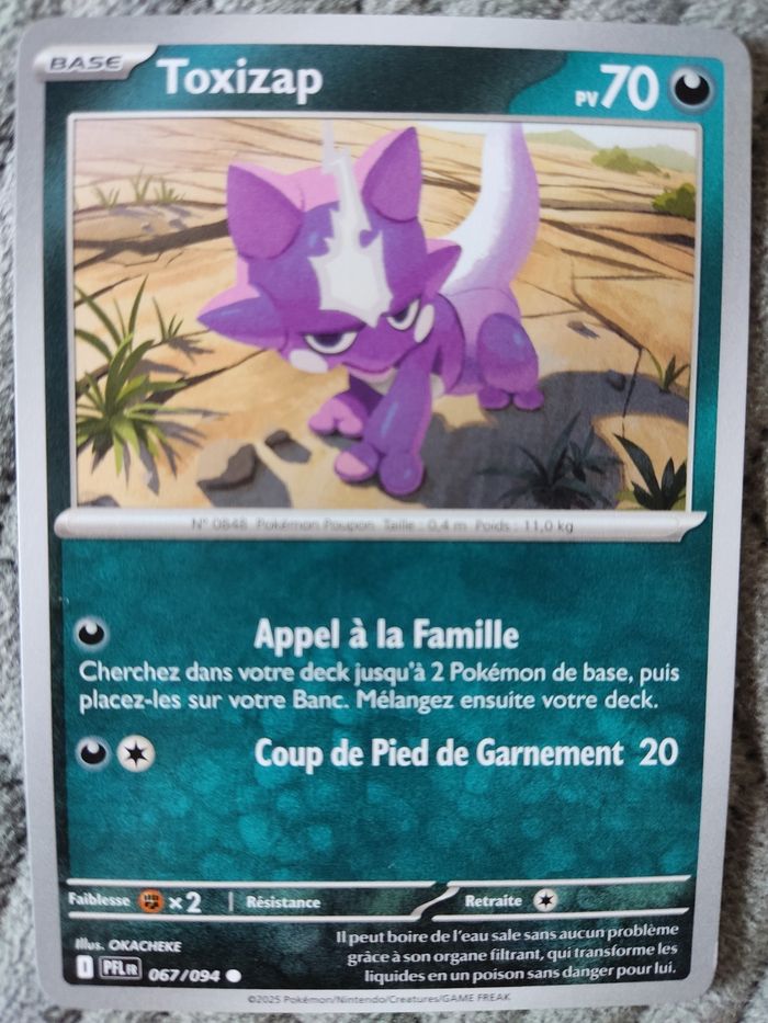 Carte Toxizap 067/094 ME-02-Méga Évolution-Flammes Fantasmagoriques