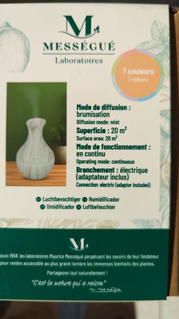 Humidificateur d'air Mességué