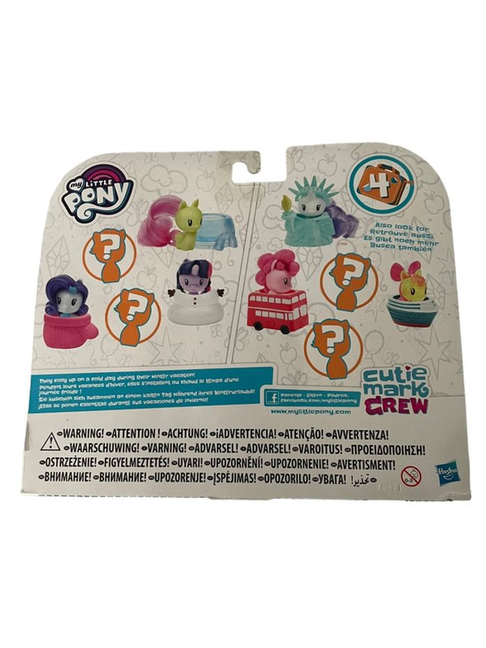 Coffret 5 figurines My Little Pony Cutie Mark Crew Hasbro neuf - photo numéro 2