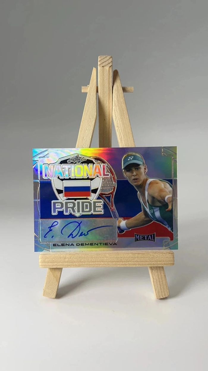2016 Leaf Metal Tennis National Pride #NPED1 Elena Dementieva voiture