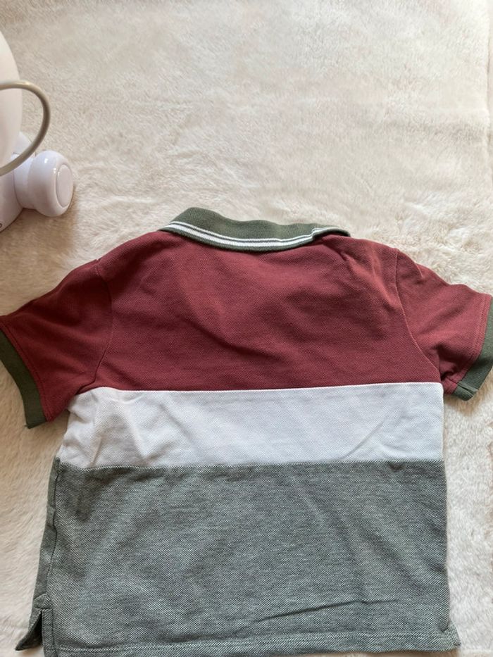 Polo manches courtes colorblock Sergent Major neuf - 3 ans - photo numéro 3