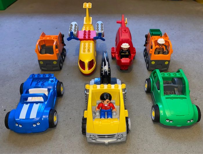 Lot Duplo Voiture et Avion X13 - photo numéro 3