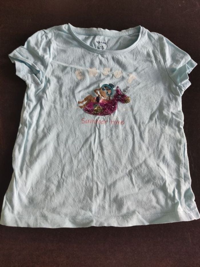 Tee shirt à sequins