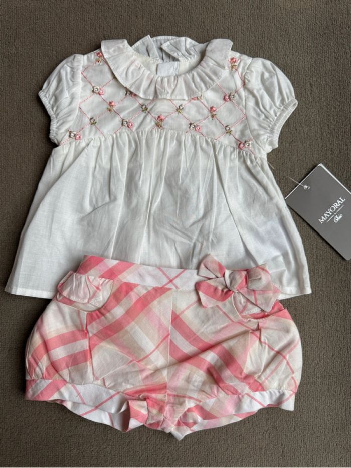 Ensemble short + blouse mayoral
