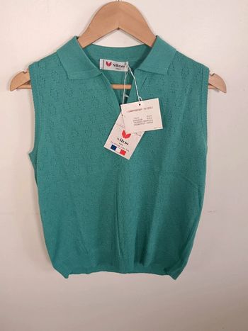 C27 blouse bleu Vitos T3