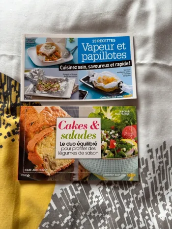 Lot de 2 livrets de recettes