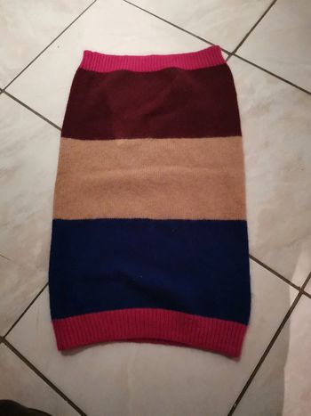 Tour de cou / écharpe ski laine multicolore