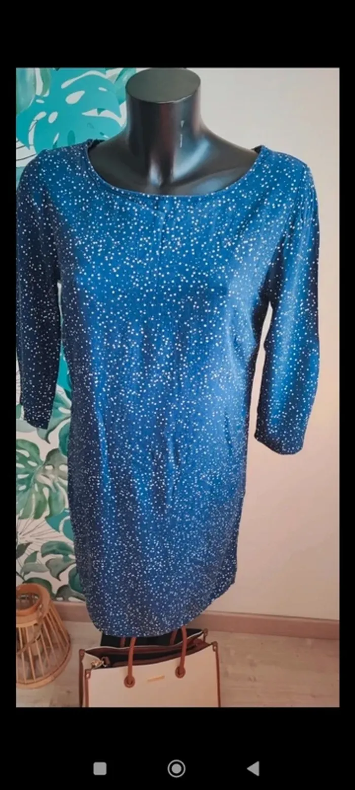 Robe droite à pois taille 36 - photo numéro 6