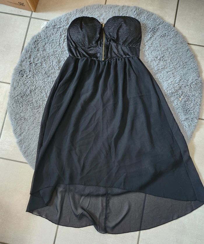 Robe bustier noire