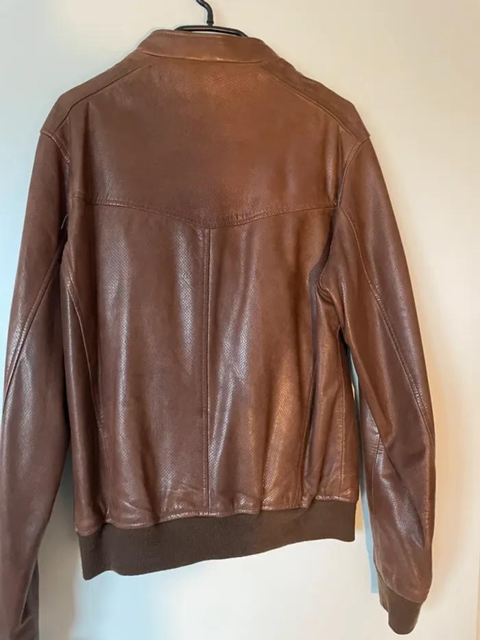 Veste en cuir Peter Werth - photo numéro 2