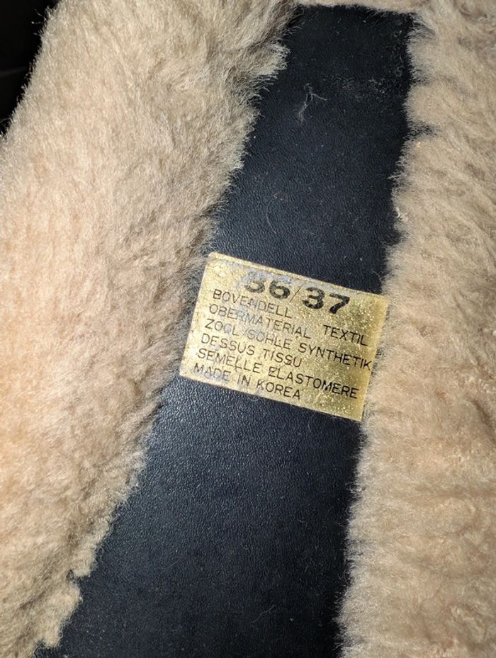 Chaussons chauds bottines femme 36/37 - photo numéro 3