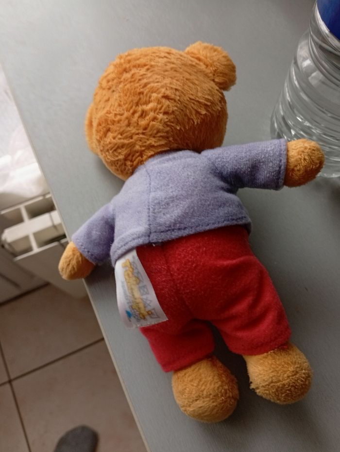 Peluche doudou T'choupi 20cm bon état - photo numéro 4