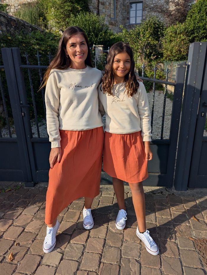 Sweat beige Rock Taille 6 ans - photo numéro 5