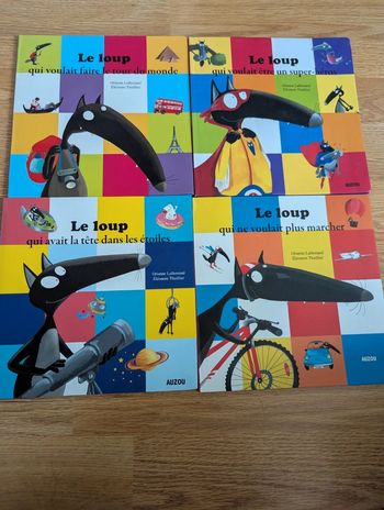 Lot livres le loup