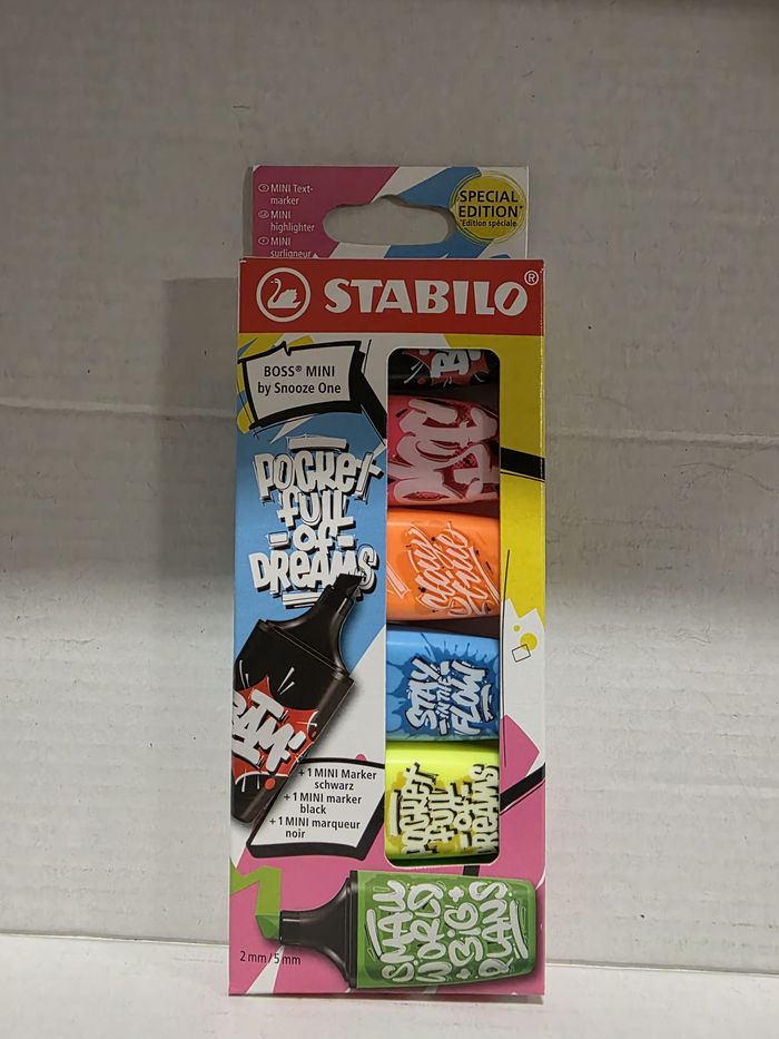 Mini surligneurs Stabilo boss