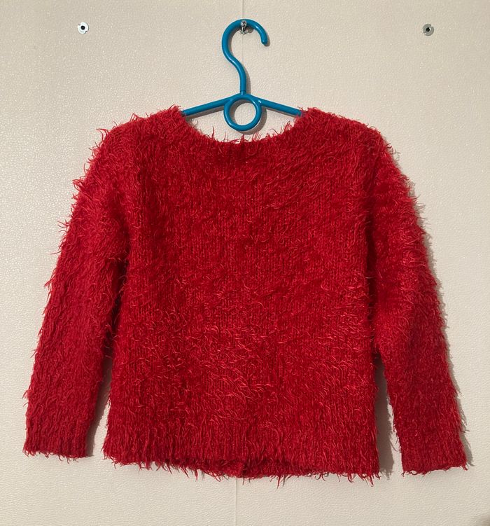 gilet boutonné en maille poilue - photo numéro 2