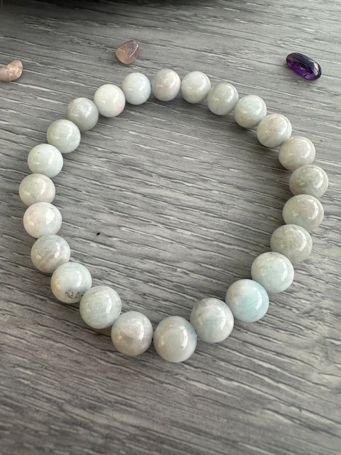 Bracelet en agate véritable - Pierre naturelle - photo numéro 3