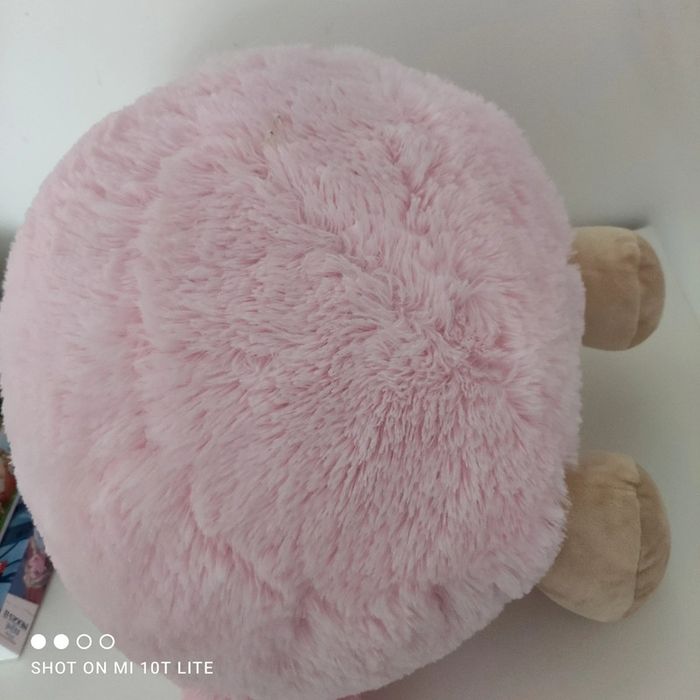 Grosse peluche lapin rose - photo numéro 3