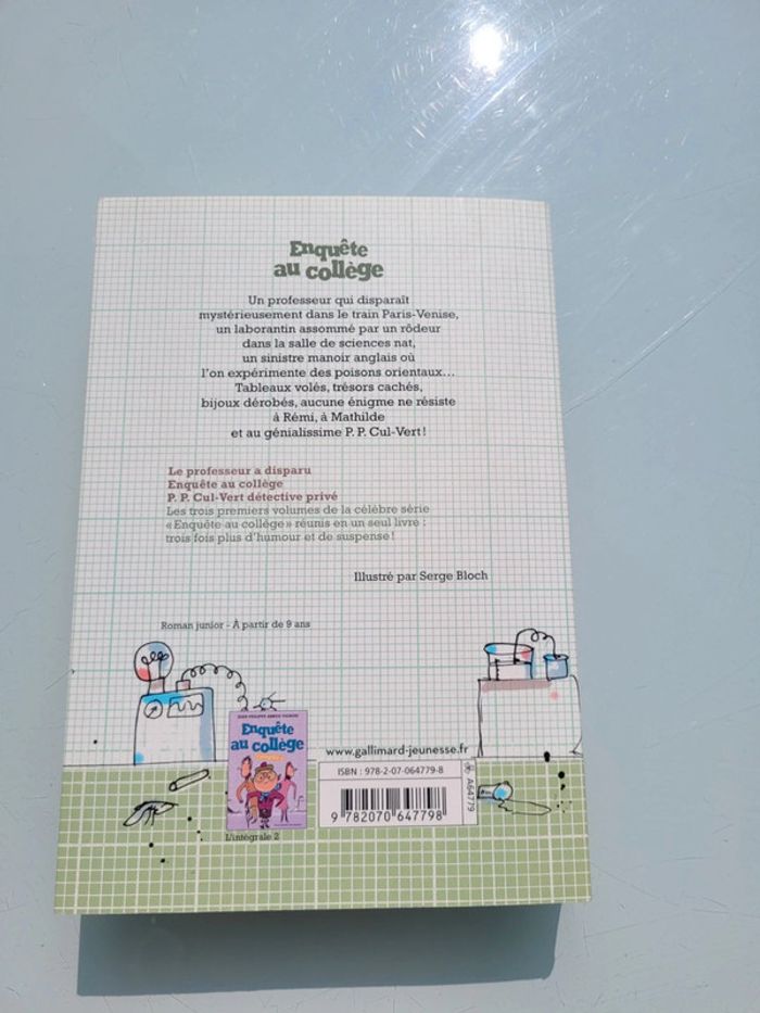 Roman grand format Enquête au Collège, L'integrale 1 - photo numéro 2