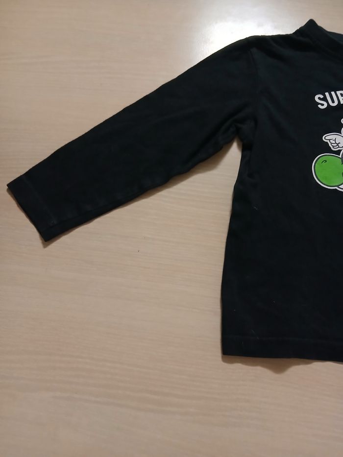 Pull fin en coton garcon taille 4 ans super mario - photo numéro 6