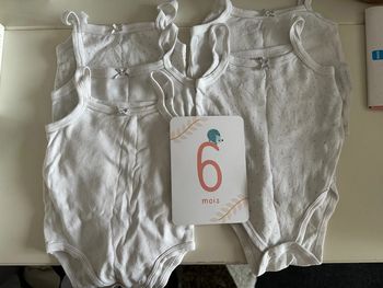 Lot 5 bodies manches courtes