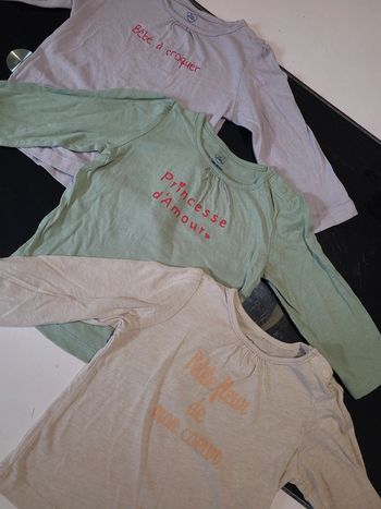 Lot de Tee-shirt manche longue