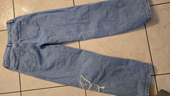 🤩🩷superbe  Jeans wide leg 11 ans fille 🩷🤩 - photo numéro 3