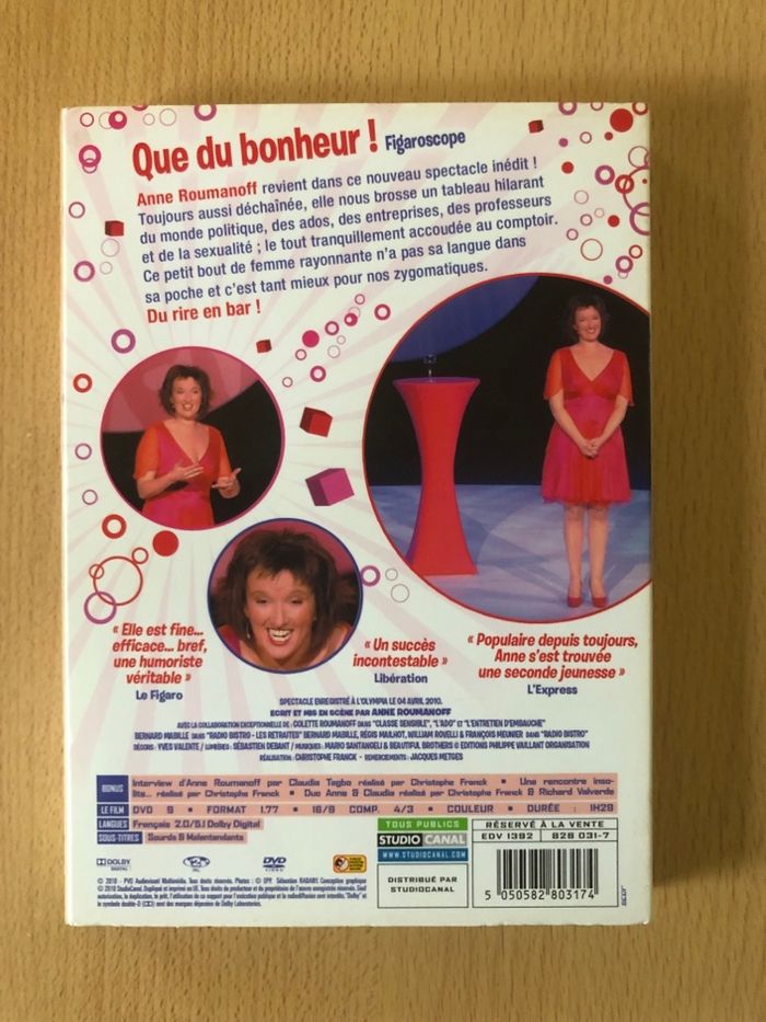 Coffrets DVD « Anne Roumanoff » - photo numéro 6