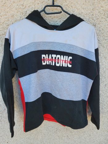 Sweat à capuche diatonique compétition vintage Y2K