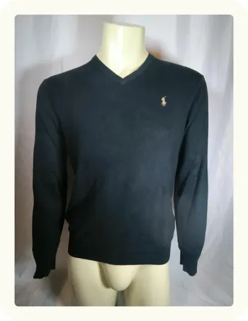 Pull Col V Homme Ralph Lauren Taille S 36