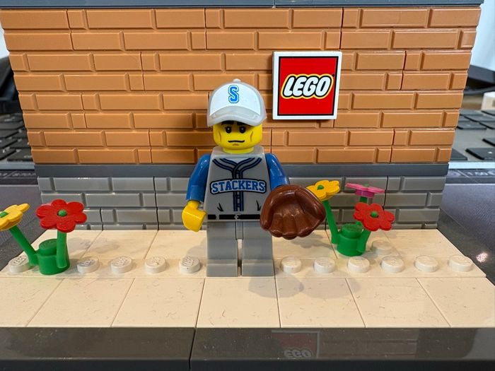 Figurine Lego Baseball Fielder, Series 10 (col157)