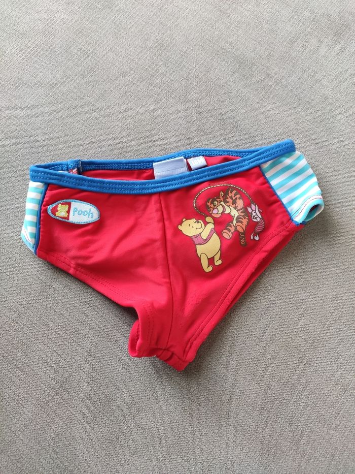 Maillot de bain rouge Disney Winnie l'ourson 18mois