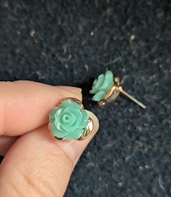 Boucles d'oreilles roses