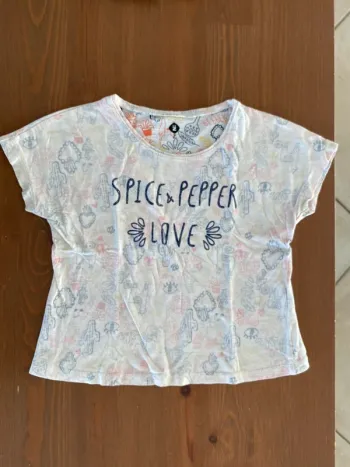 T-shirt z multicolore