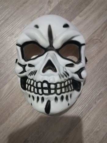 Masque tête de mort pour déguisement