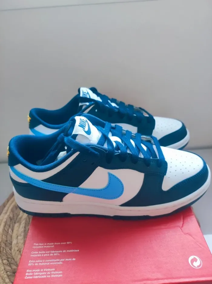 💥 Nike dunk low bleu 38.5 - photo numéro 3