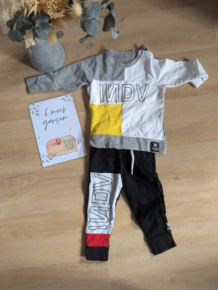 Ensemble pull léger et jogging 6 mois.
