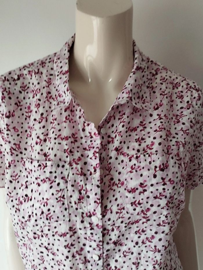 Blouse ou chemisier Damart taille 46 en coton - photo numéro 2