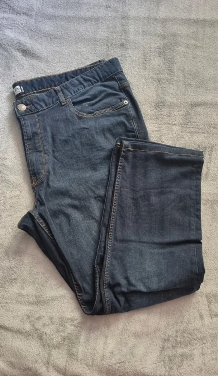 Jeans bleu slim taille 54 kiabi