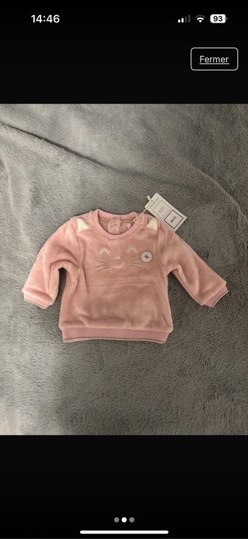 Pull en velour neuf