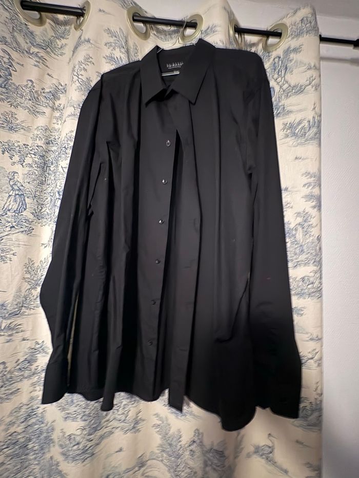 Chemise noire 3XL