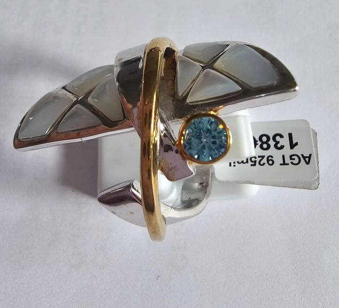 Bague en AGT 925 mil, neuf avec étiquette, taille 57⁷ - photo numéro 5