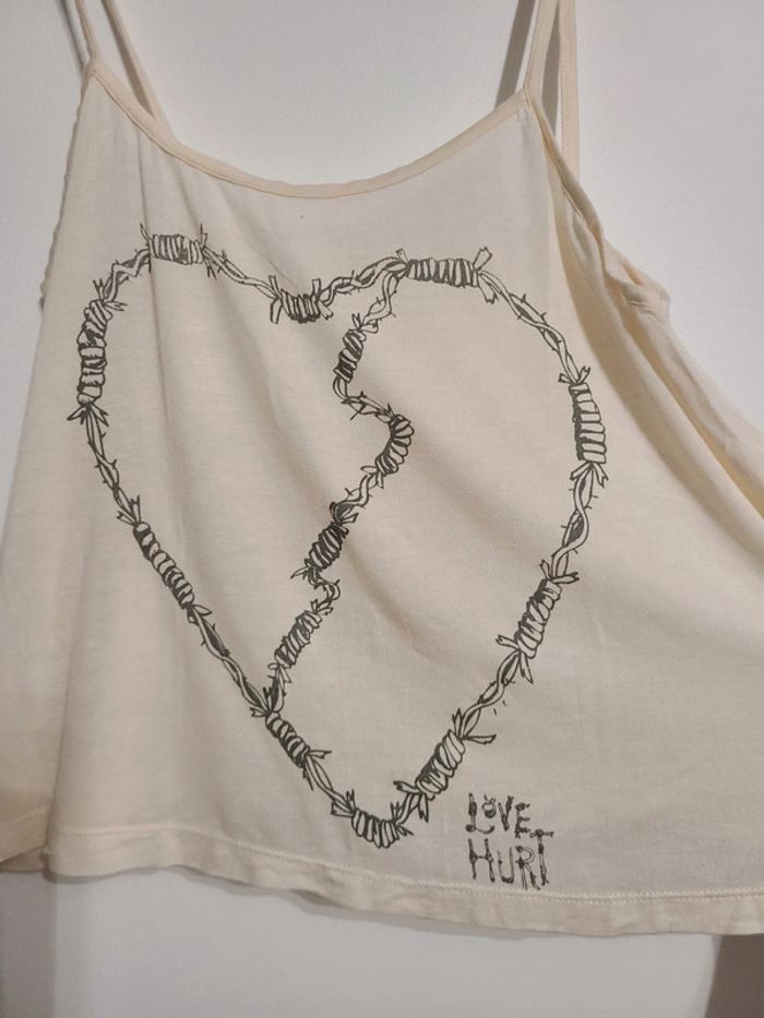 Débardeur love taille 34 36 faire lot - photo numéro 2