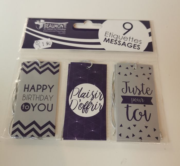 étiquettes pour cadeaux